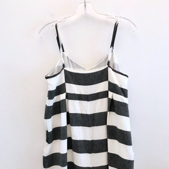 Mara Hoffman Easy Jumpsuit Stripe Black and White - Picture 8 of 9